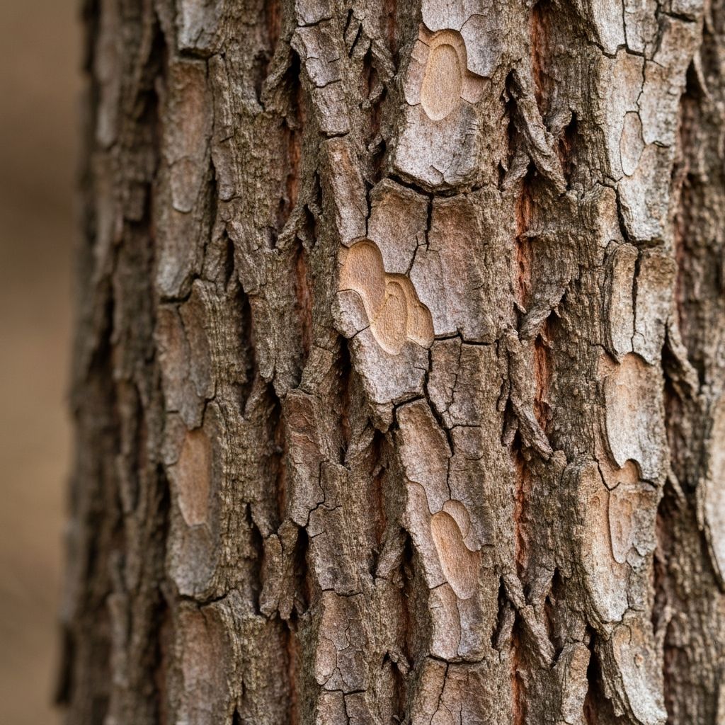 Baumrinde Textur Makrofotografie